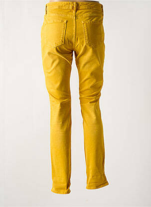 Jeans coupe slim stretch taille normale jaune LE PETIT BAIGNEUR femme
