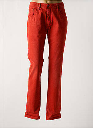 Jeans coupe slim stretch taille normale rouge LE PETIT BAIGNEUR femme