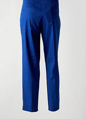 Pantalon slim tissage popeline taille normale bleu ALAN RED femme