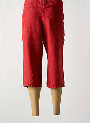 Pantacourt coupe droite taille normale rouge LE PHARE DE LA BALEINE femme