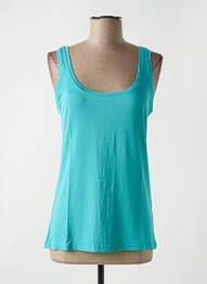 Débardeur stretch sans manche bleu ALAN RED femme