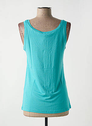 Débardeur stretch sans manche bleu ALAN RED femme
