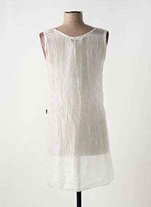 Top sans manche sans manche blanc ELEONORA AMADEI femme