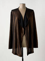 Gilet manches longues marron LE PETIT BAIGNEUR pour femme seconde vue