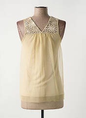 Débardeur or ALAN RED pour femme seconde vue