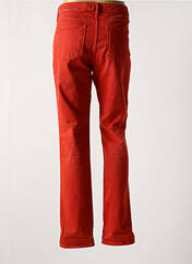 Jeans coupe slim rouge LE PETIT BAIGNEUR pour femme seconde vue