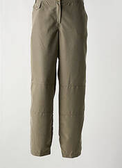 Pantalon droit vert ELEONORA AMADEI pour femme seconde vue