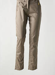 Pantalon slim marron VOODOO pour femme seconde vue