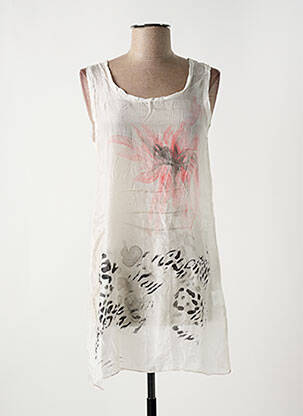 Top blanc ELEONORA AMADEI pour femme