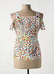 Top blanc LO! LES FILLES pour femme seconde vue