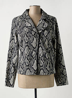 Veste casual noir ELEONORA AMADEI pour femme