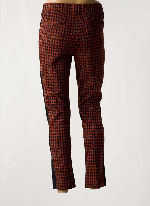 Pantalon 7/8 stretch taille normale noir ELEONORA AMADEI femme