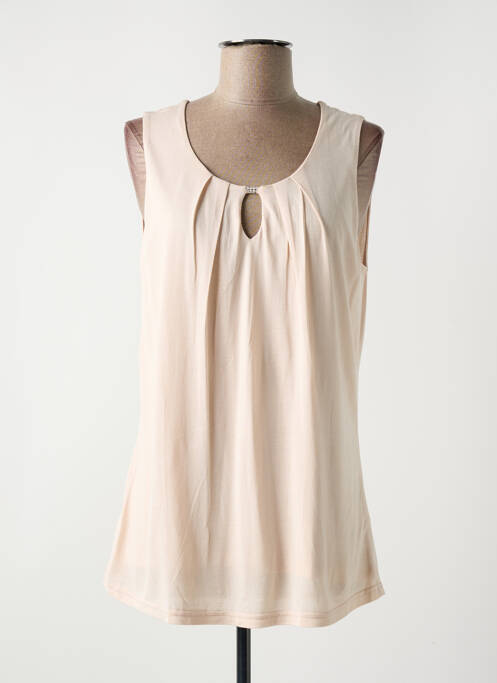 Débardeur coupe droite sans manche rose VOODOO femme
