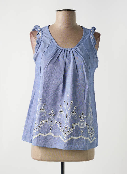 Débardeur bleu ALAN RED pour femme