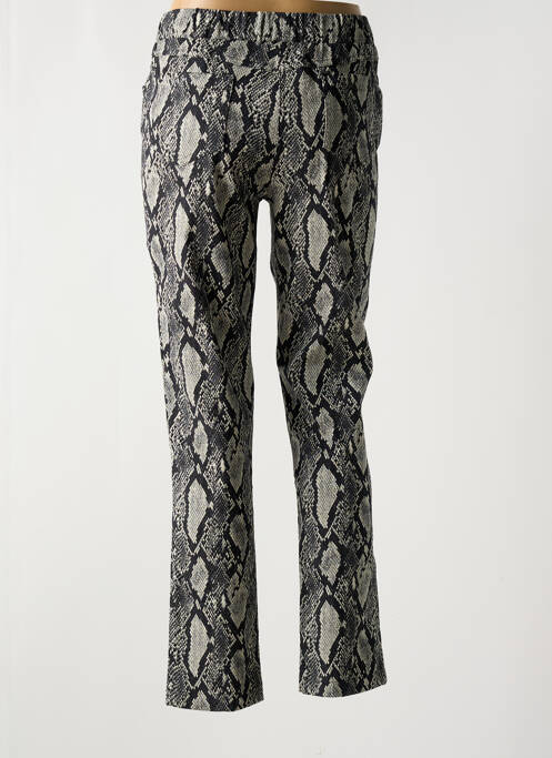 Pantalon slim noir ELEONORA AMADEI pour femme