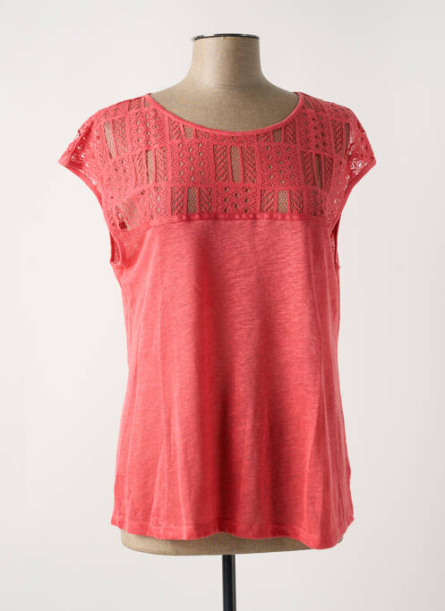 T-shirt rouge LE PHARE DE LA BALEINE pour femme