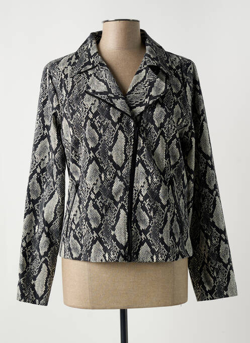 Veste casual noir ELEONORA AMADEI pour femme