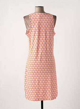 Robe mi-longue imprimé fantaisie sans manche rose BAKERY LADIES femme
