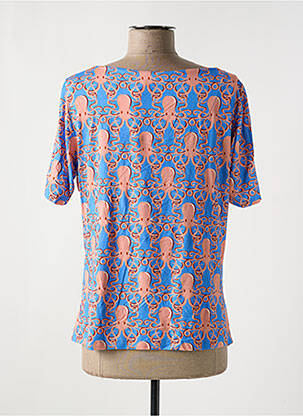 T-shirt imprimé fantaisie manches courtes bleu BAKERY LADIES femme