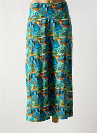 Jupe longue imprimé fantaisie bleu BAKERY LADIES femme