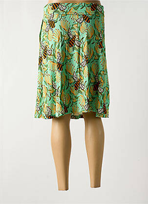 Jupe mi-longue stretch vert BAKERY LADIES femme