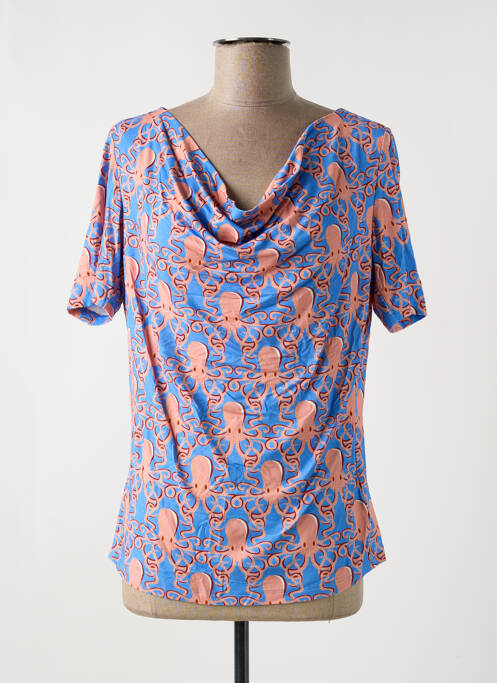 T-shirt imprimé fantaisie manches courtes bleu BAKERY LADIES femme