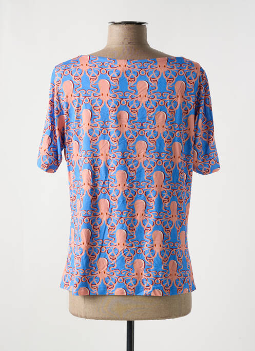 T-shirt imprimé fantaisie manches courtes bleu BAKERY LADIES femme