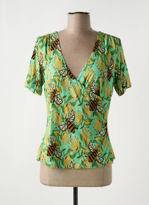 T-shirt imprimé fantaisie manches courtes vert BAKERY LADIES femme