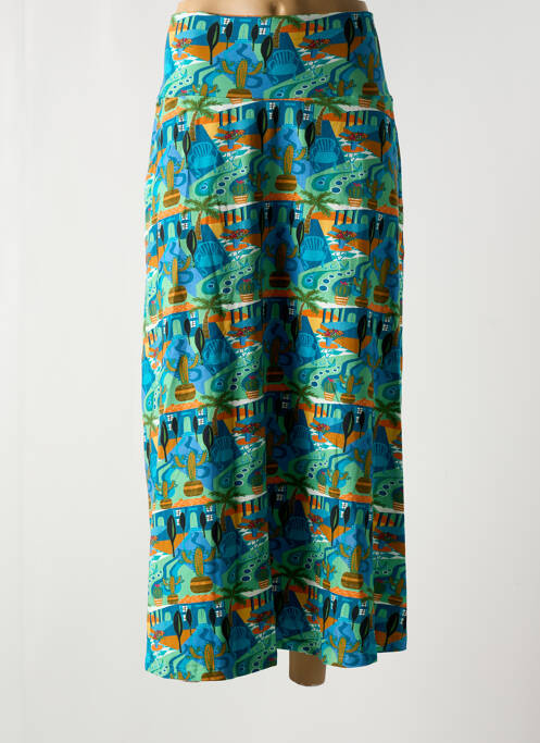 Jupe longue imprimé fantaisie bleu BAKERY LADIES femme