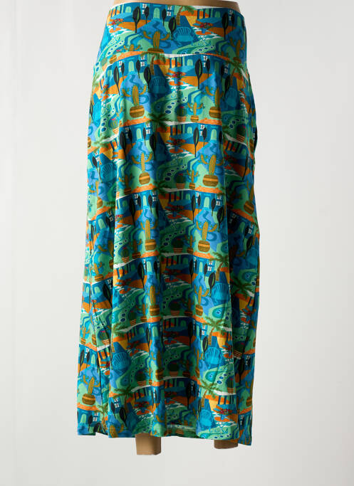 Jupe longue imprimé fantaisie bleu BAKERY LADIES femme
