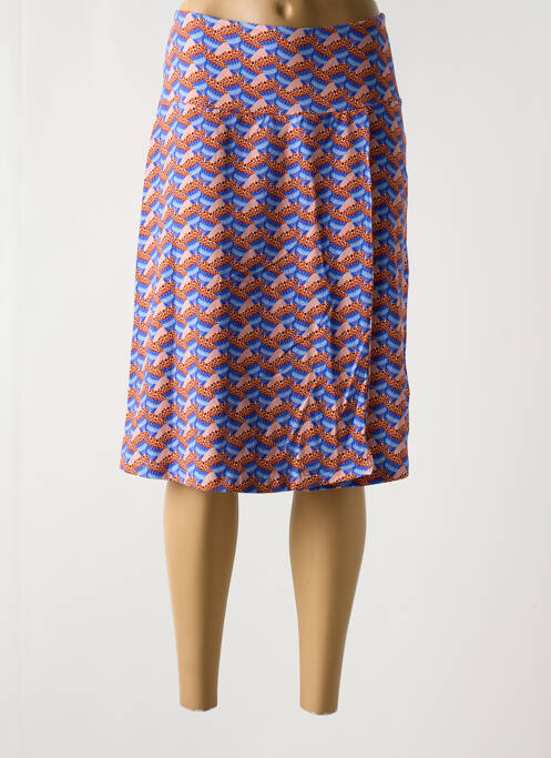 Jupe mi-longue bleu BAKERY LADIES pour femme