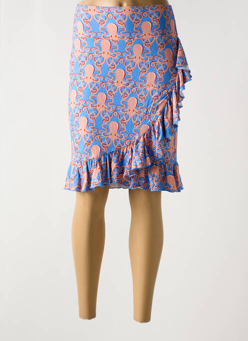 Jupe mi-longue bleu BAKERY LADIES pour femme