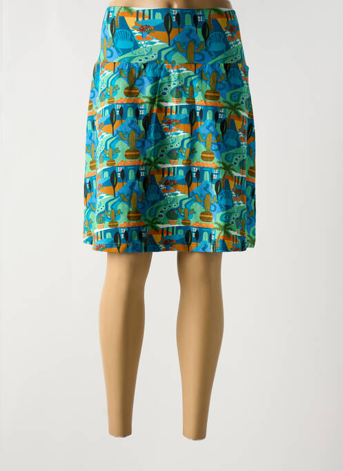 Jupe mi-longue bleu BAKERY LADIES pour femme