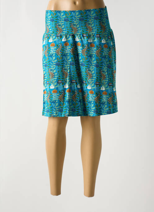 Jupe mi-longue bleu BAKERY LADIES pour femme