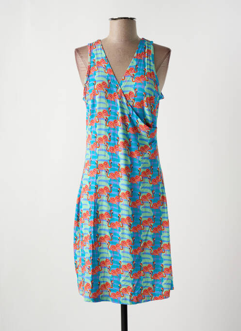 Robe mi-longue bleu BAKERY LADIES pour femme