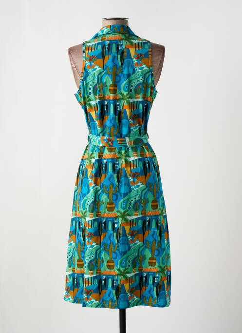 Robe mi-longue bleu BAKERY LADIES femme