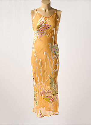 Nuisette/combinette légère et transparente orange MARJOLAINE femme