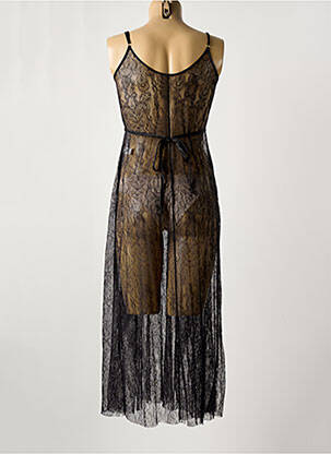 Nuisette/combinette légère et transparente noir MARJOLAINE femme
