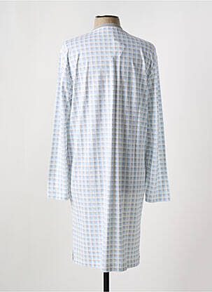 Chemise de nuit manches longues bleu CALIDA femme