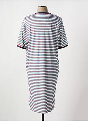 Chemise de nuit imprimé rayures gris CALIDA femme