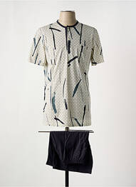 Pyjashort imprimé fantaisie gris CHRISTIAN CANE homme