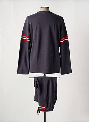 Pyjama coupe droite gris HOM femme