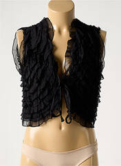 Déshabillé noir MARJOLAINE pour femme seconde vue