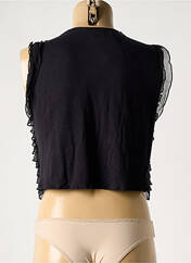 Déshabillé noir MARJOLAINE pour femme seconde vue