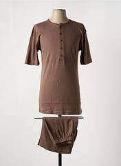 Pyjashort marron CHRISTIAN CANE pour homme seconde vue