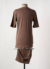 Pyjashort marron CHRISTIAN CANE pour homme seconde vue