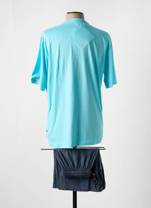 Pyjashort col v bleu SOY homme
