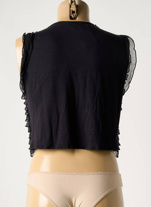 Déshabillé noir MARJOLAINE pour femme