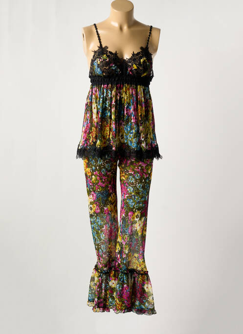 Pyjama noir MARJOLAINE pour femme