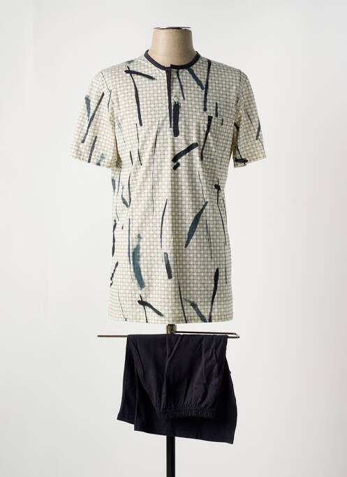 Pyjashort gris CHRISTIAN CANE pour homme